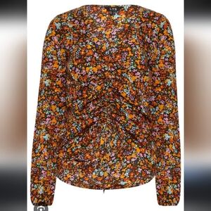 NWT Size 22 LTS Women's Floral Print Top - Multicolor